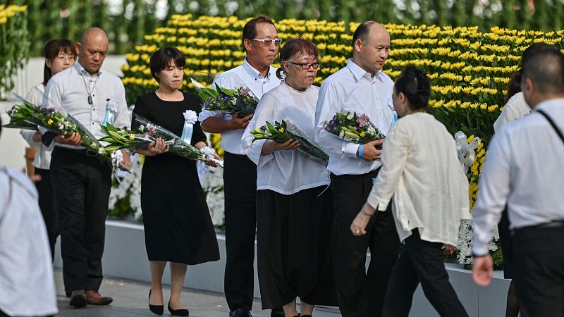 Hiroshima conmemora el 80 aniversario del bombardeo atómico - Diario 24 | Ver