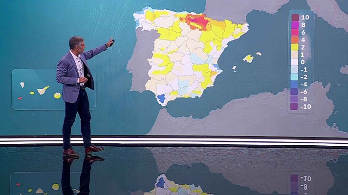 El tiempo - Se alcanzarán los 40 grados en la mitad sur de la vertiente atlántica