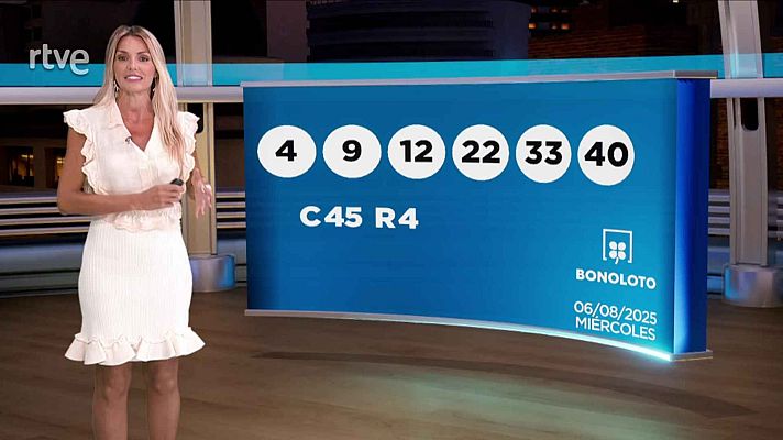 Loterías - Sorteo de la Bonoloto del 06/08/25