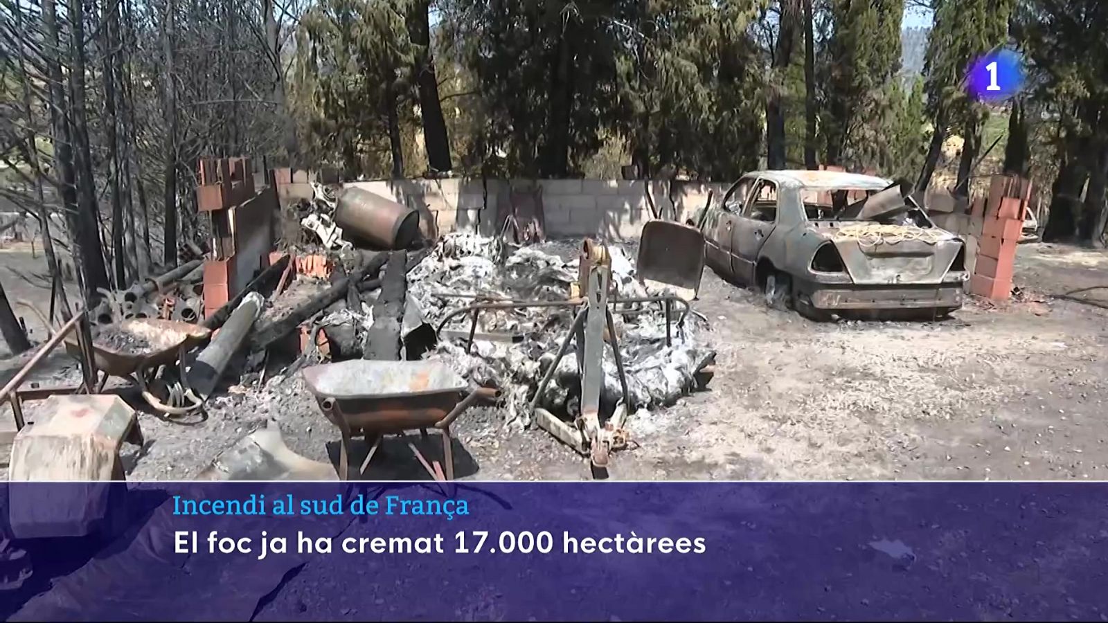 L'incendi al sud de França fa créixer l'alerta a Catalunya