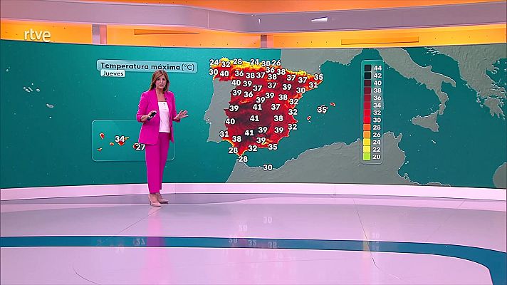 El tiempo - Ascensos notables de las máximas en el Cantábrico oriental