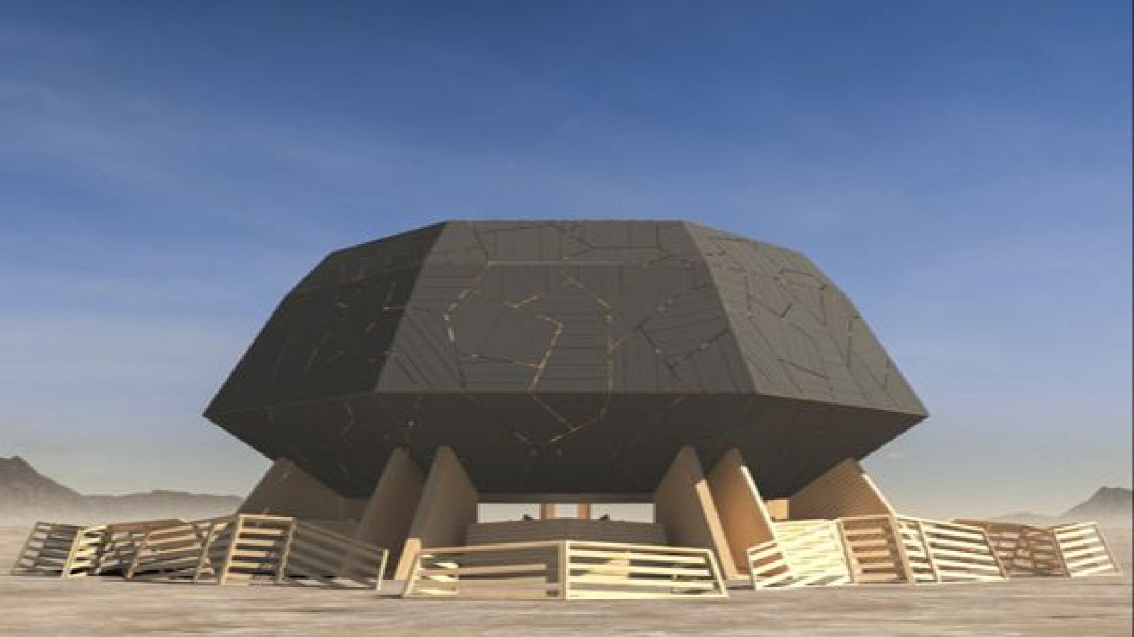 Arquitectura valenciana en el Burning Man del desierto de Nevada | Ver