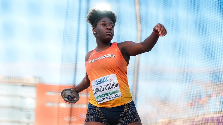 Atletismo - Andrea Tankeu, campeona de Europa sub-20 en lanzamiento de disco
