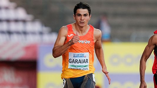 Ander Garaiar, promesa de la velocidad espaola, oro en los 100 metros en el Europeo sub-20