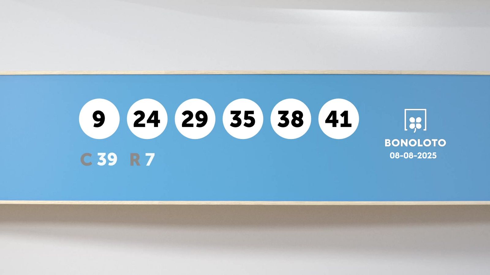 Sorteo de la Lotería Bonoloto del 08/08/2025 - Ver ahora