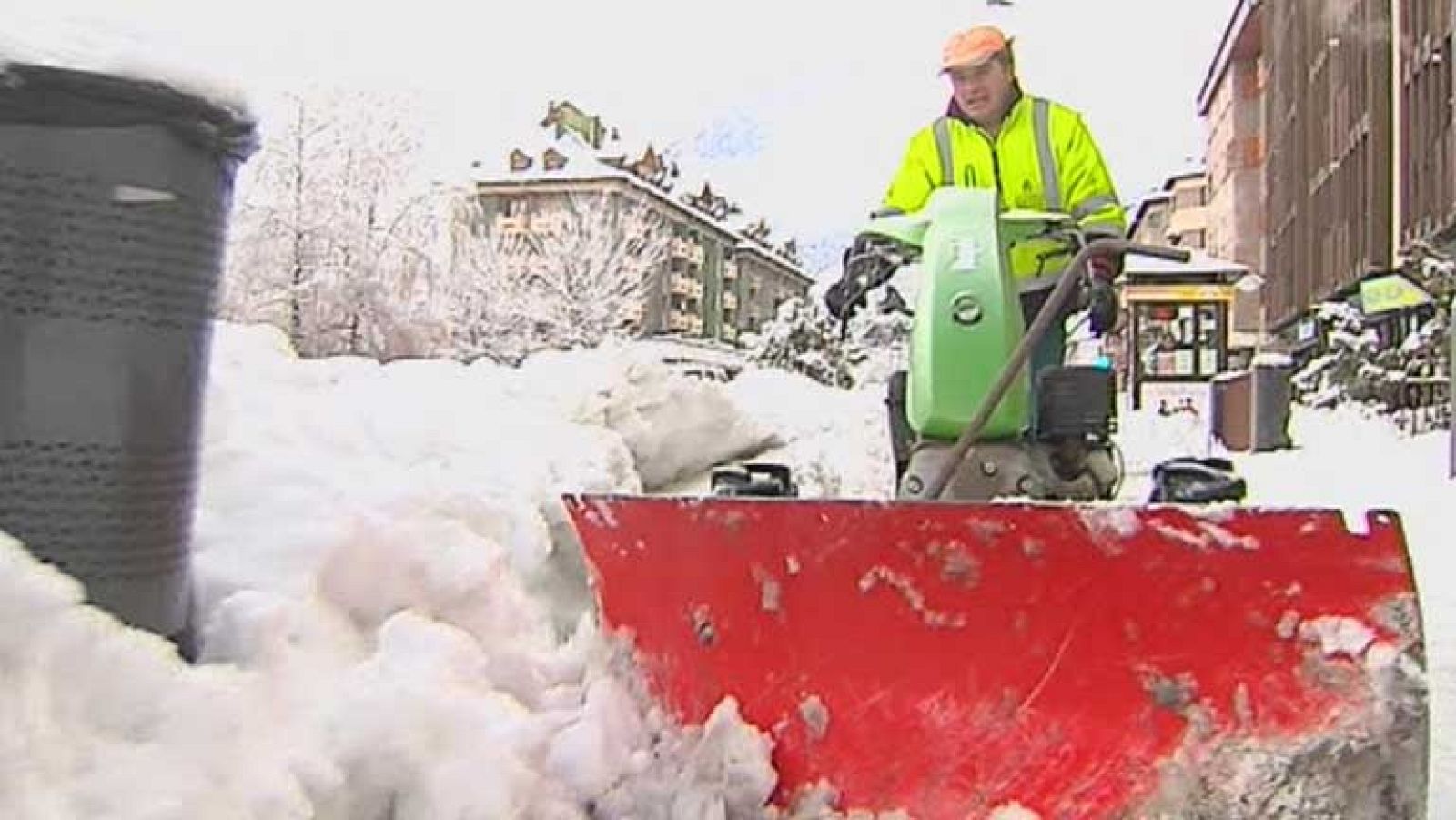 Heladas moderadas y con nieve en cotas bajas en Pirineos