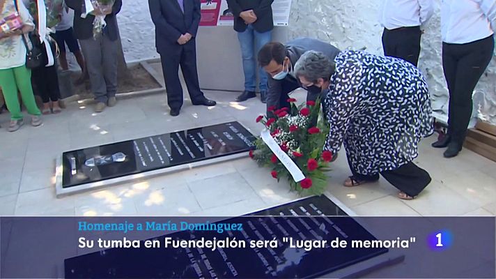 Noticias Aragón - Homenaje a María Domínguez, primera alcaldesa de la II República