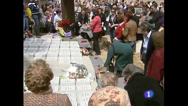 Entierro de represaliados de la "Fosa de las mujeres" (Palencia)