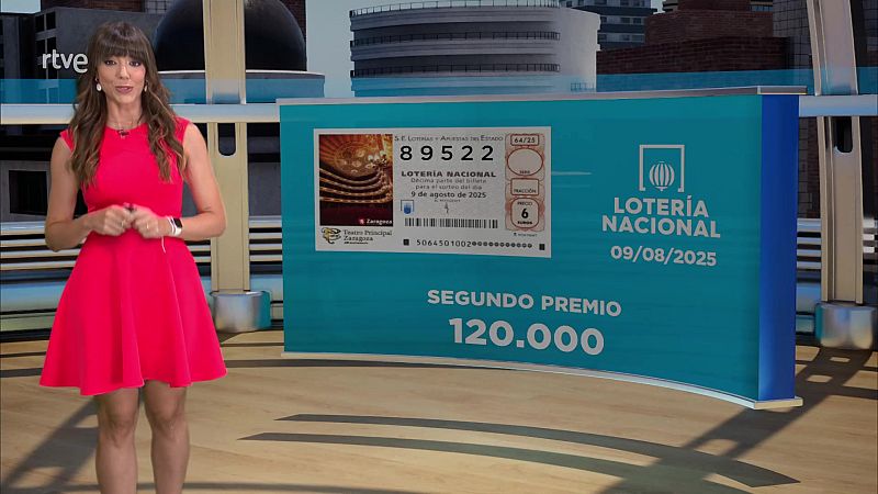 Sorteo de la Lotería Nacional: 09/08/2025 - Loterías | Ver