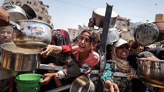 Morir de hambre en Gaza