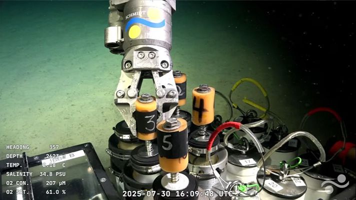 Telediario Fin de Semana - La retransmisión en directo de una expedición submarina causa furor en Argentina