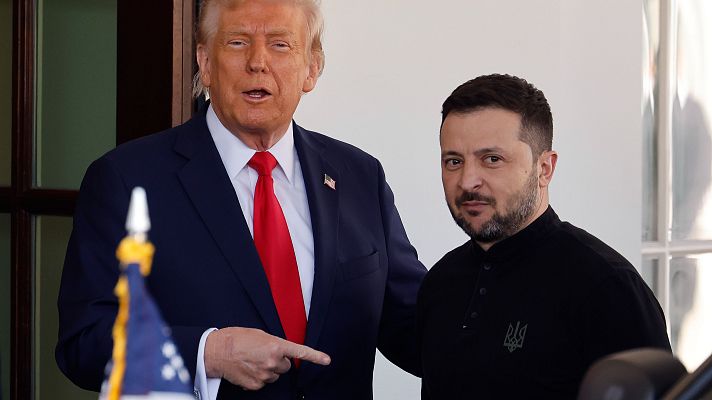 Telediario Fin de Semana - La participación de Zelenski en la cumbre de Alaska, en el aire