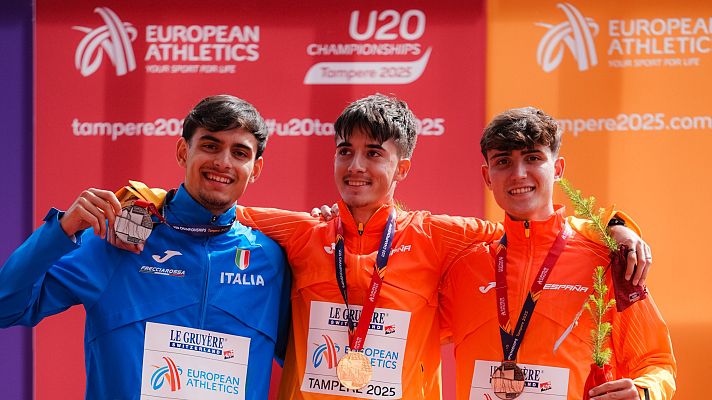 Atletismo - La marcha española sigue de dulce: Querol, oro y Monfort, bronce en los 10.000m del Europeo sub-20