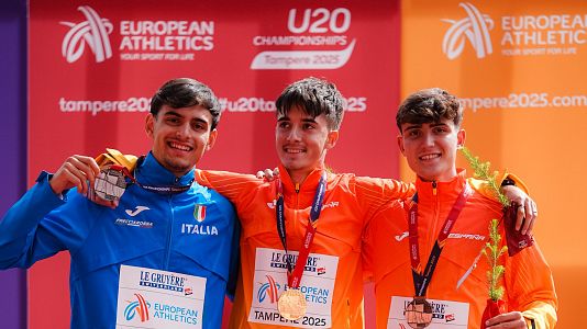 La marcha espaola sigue de dulce: Querol, oro y Monfort, bronce en los 10.000m del Europeo sub-20