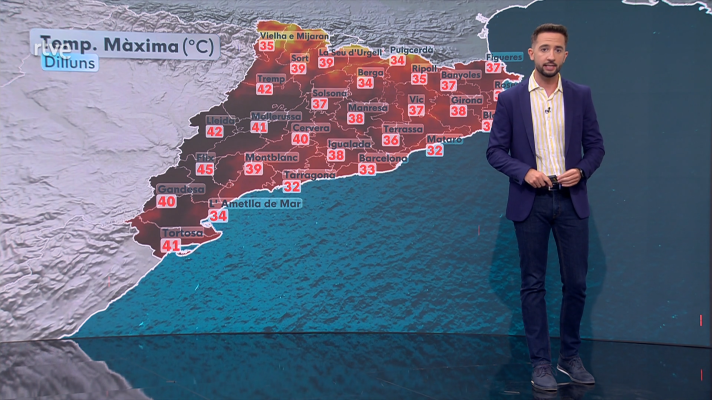 El temps - L'onada de calor toca sostre i arriben més tempestes