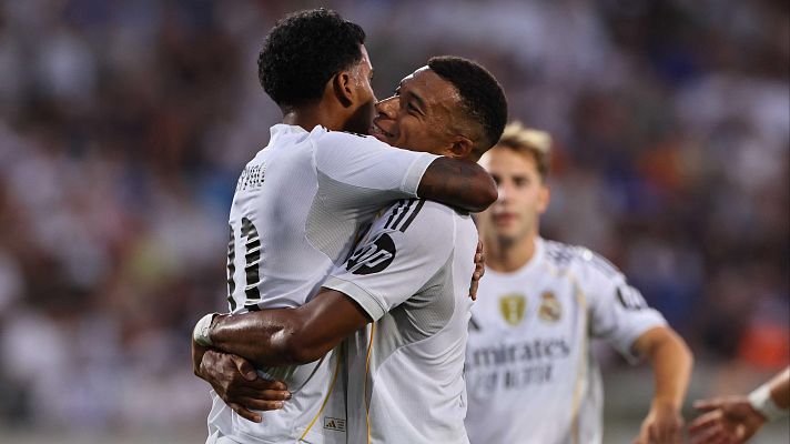 Los Deportes de La1 - La conexión de fantasía entre Mbappé y Rodrygo para poner en el marcador el definitivo 0-4
