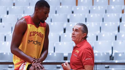 Espaa prepara en Badalona el doble enfrentamiento ante Francia en la gira previa al Eurobasket