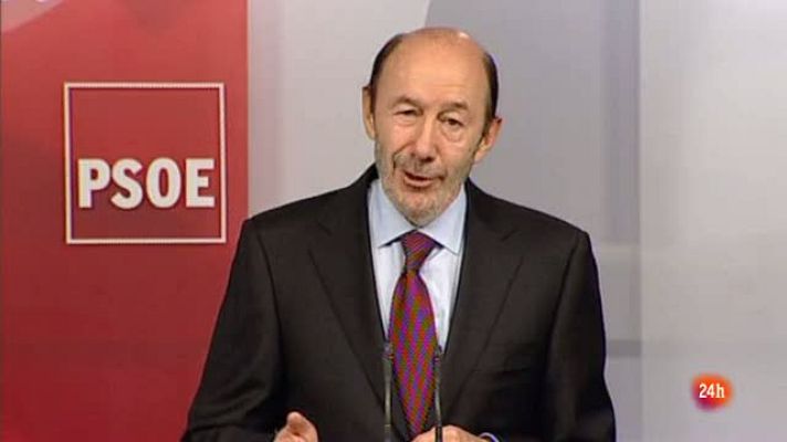 Informativo 24h - Rubalcaba exige a Rajoy que "explique ya" las cuentas del PP a los españoles