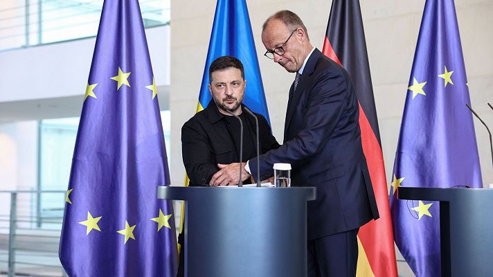 Telediario 2 - La UE y Zelenski presionan a Trump para que no ceda ante Putin