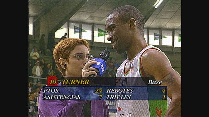 Deportes en el Archivo de RTVE - Turner arrolla al Barça y el Caja San Fernando se clasifica para la final de la Copa del Rey 1999