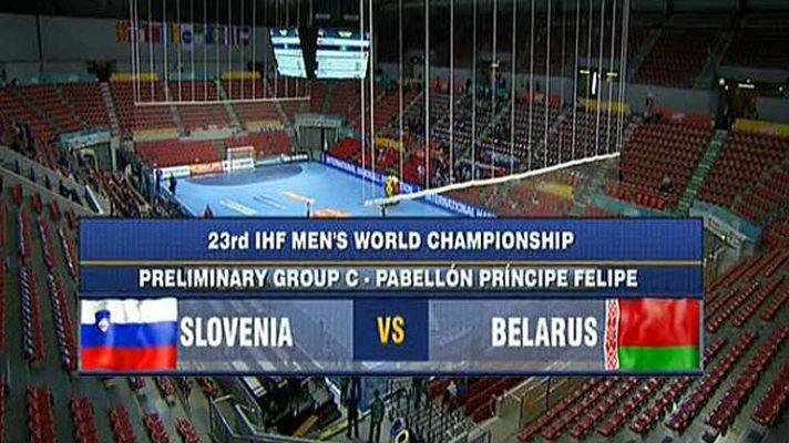 Mundiales de Balonmano - Grupo C: Eslovenia - Bielorrusia