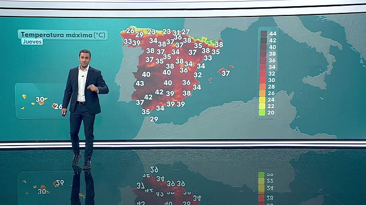 El tiempo - Tormentas y chubascos localmente fuertes con granizo y rachas muy fuertes en Pirineos
