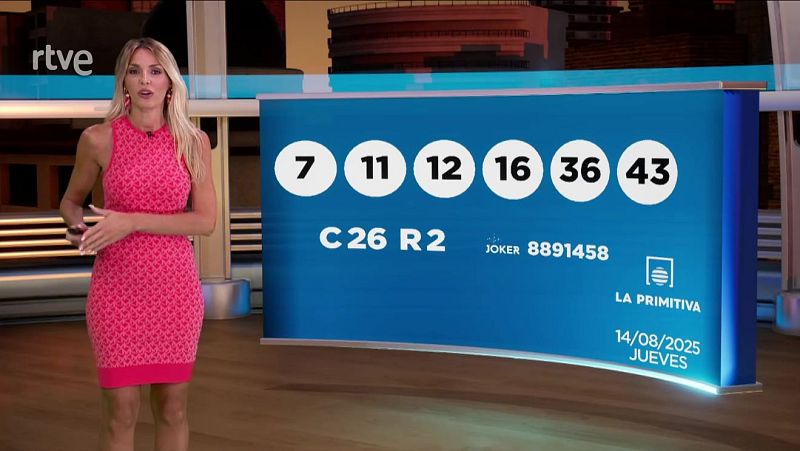 Sorteo de la Lotería Nacional, Bonoloto, Primitiva y Jóker: 14/08/2025 - Loterías | Ver película