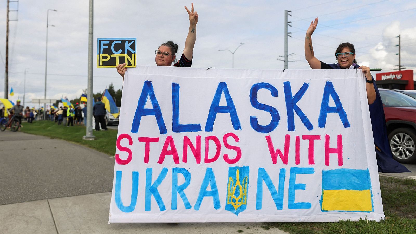 Protestas en Alaska por el encuentro entre Trump y Putin | Ver