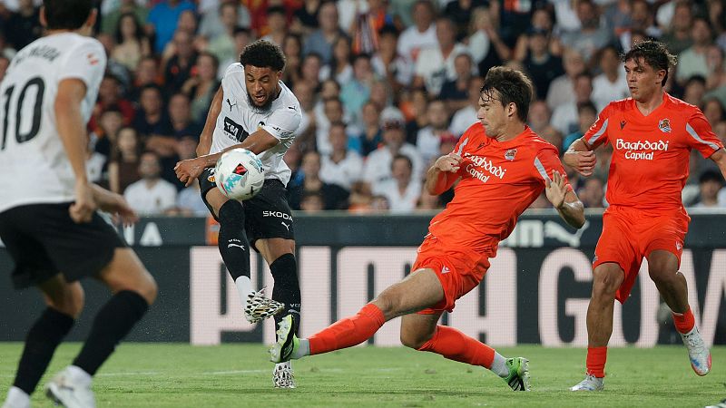 Valencia - Real Sociedad: resumen partido, 1ª jornada | Primera | Ver