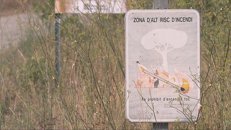 Risc extrem d'incendis durant el cap de setmana