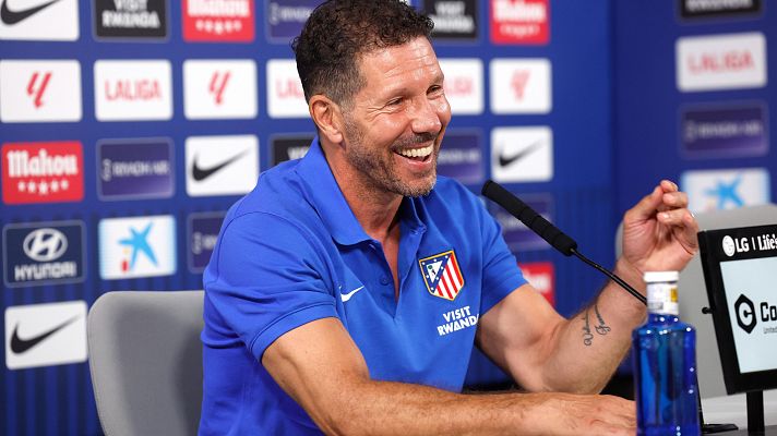 Los Deportes de La1 - Simeone: "El equipo necesita evolucionar a la altura de cómo está evolucionando el club"