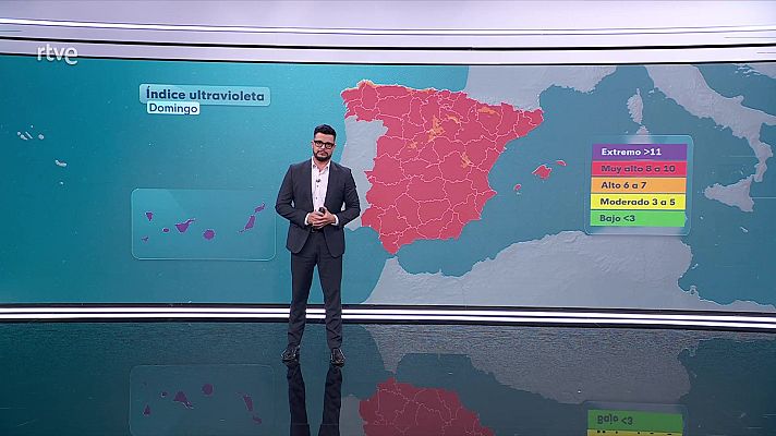 El tiempo - Descensos localmente notables de las máximas en el Cantábrico y Galicia