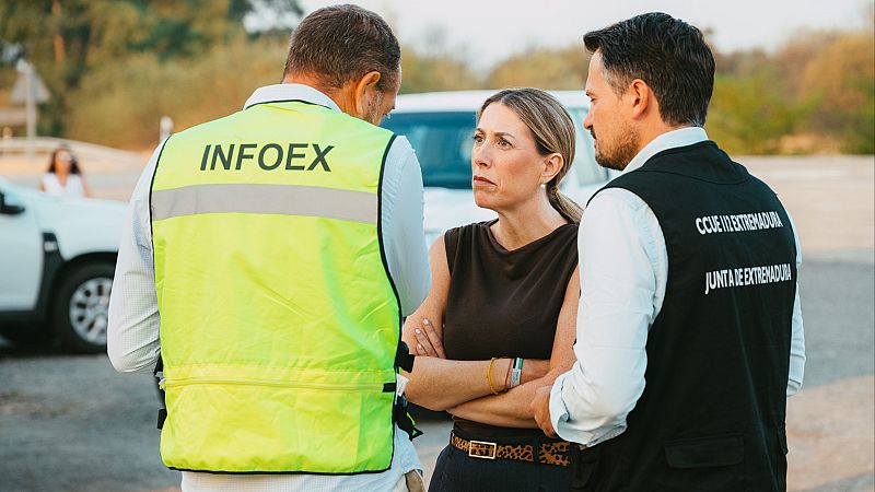 Guardiola pide activar el mecanismo europeo para combatir los incendios en Extremadura