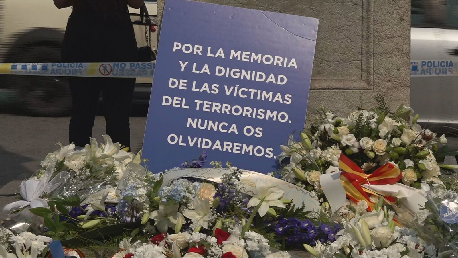 Toc d'atenció de les víctimes en el vuitè aniversari del 17A