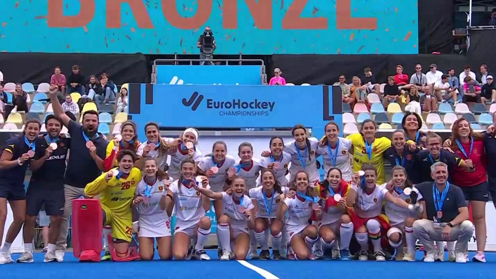 España - Bélgica: resumen y goles | Europeo hockey hierba (F) - Hockey hierba y sala | Ver
