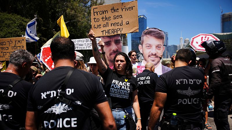 Huelga nacional en Israel para pedir una tregua y la liberación de los rehenes
