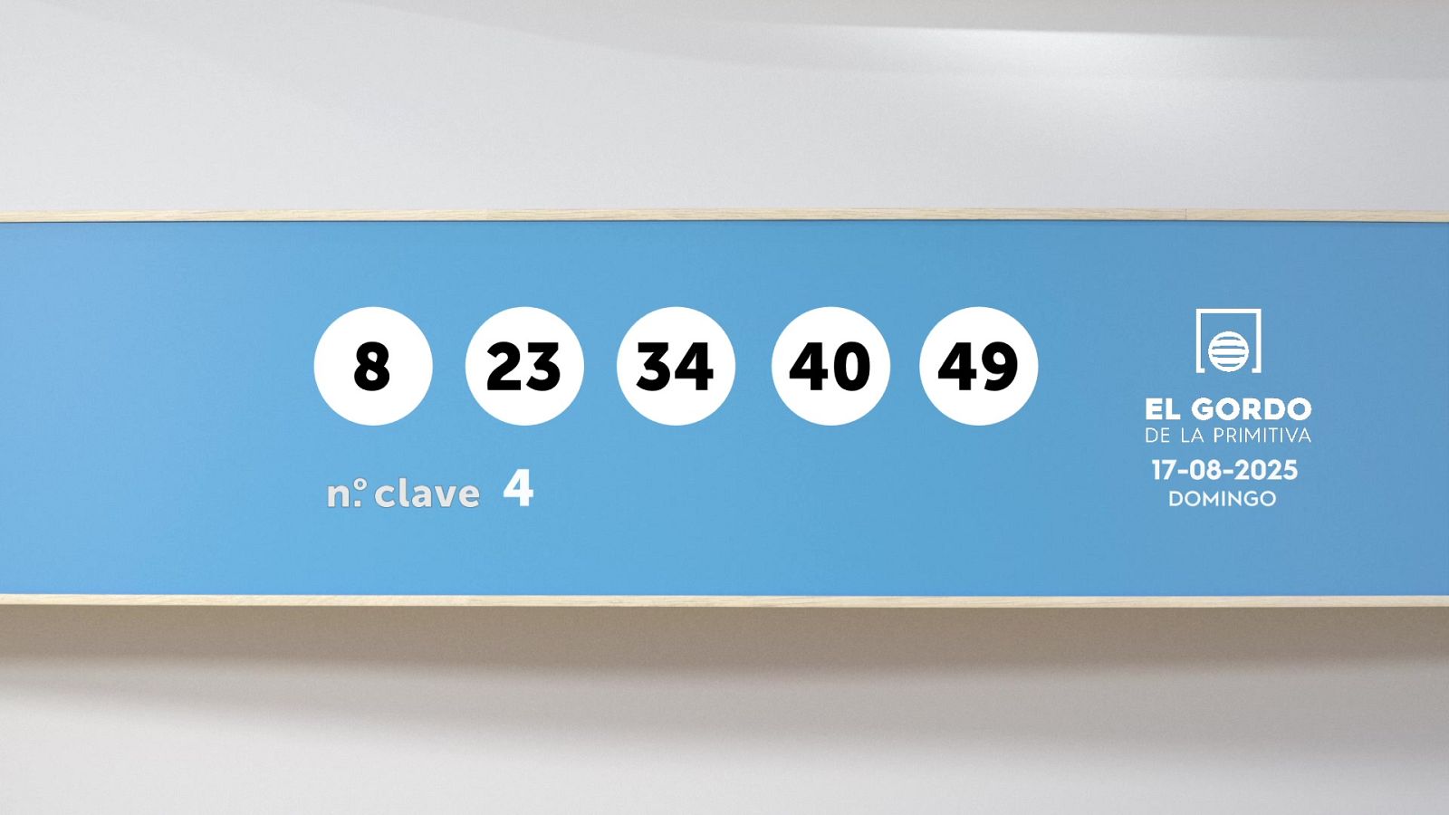 Sorteo de la Lotería Gordo de la Primitiva del 17/08/2025 - Ver ahora