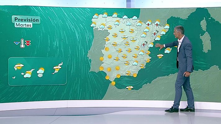 El tiempo - Descenso notable de las temperaturas en la mitad noroeste peninsular