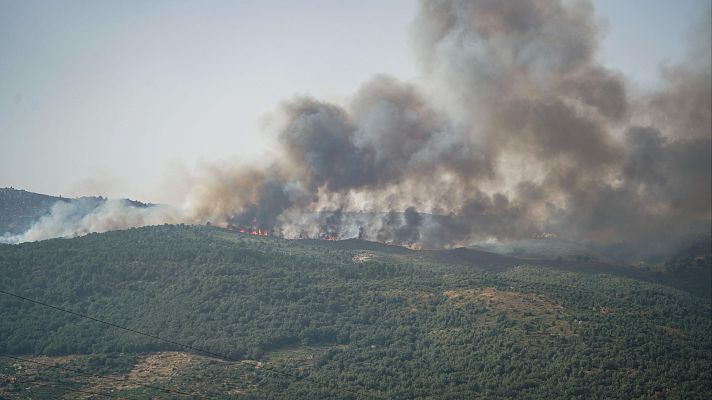 Telediario 1 - Extremadura combate el fuego de Jarilla, que ya ha quemado 12.000 hectáreas