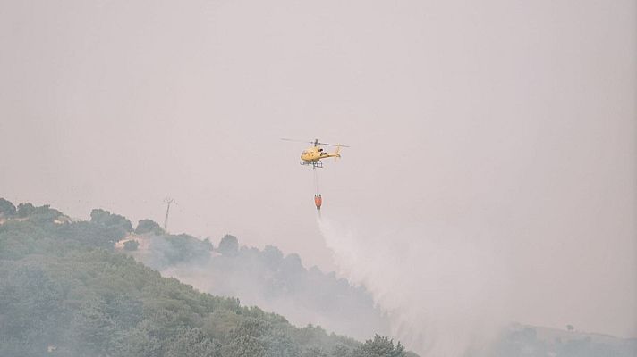 La noche en 24h - El fuego avanza en Colmenar Viejo pero sin afectar por el momento a urbanizaciones ni a la línea del AVE