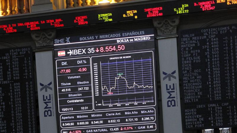 Un fallo técnico interrumpe la cotización de diez valores