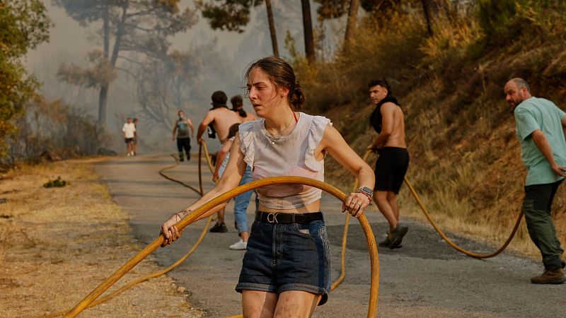 Raquel María, alcaldesa de Petín, Ourense: "Teníamos fuego por todos los lados"
