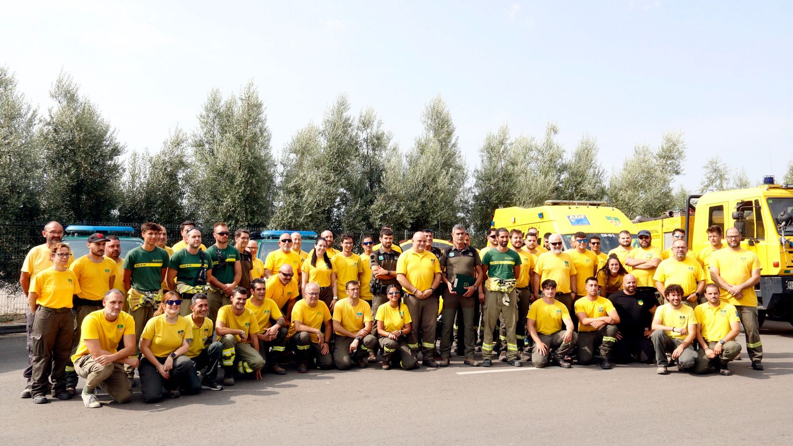 Catalunya envia efectius i material per combatre els incendis a Castella i Lleó i Galícia