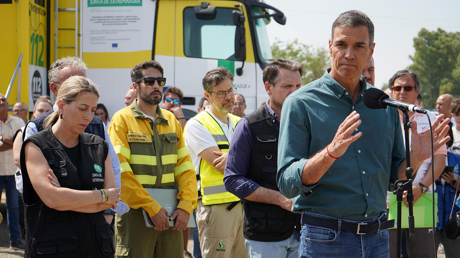 El Gobierno declarará como zonas afectadas por emergencia de Protección Civil los territorios golpeados por los incendios - Telediario 1 | Ver