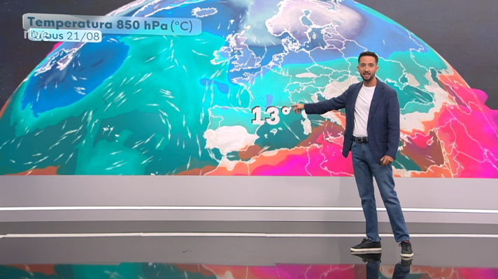 El temps - Variabilitat amb sol, núvols, ruixats, tronades, vent i més fresca