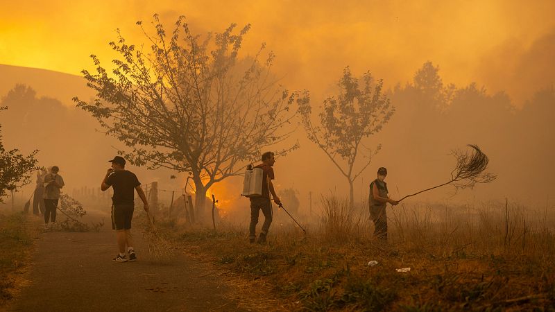 Las dificultades de investigar las causas de un incendio - Telediario 1 | Ver