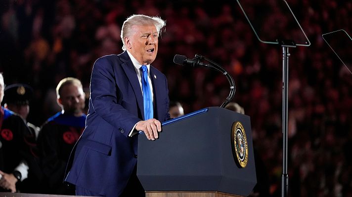 Telediario 2 - Trump presume de haber acabado con seis guerras y busca ser reconocido con el Nobel de la Paz