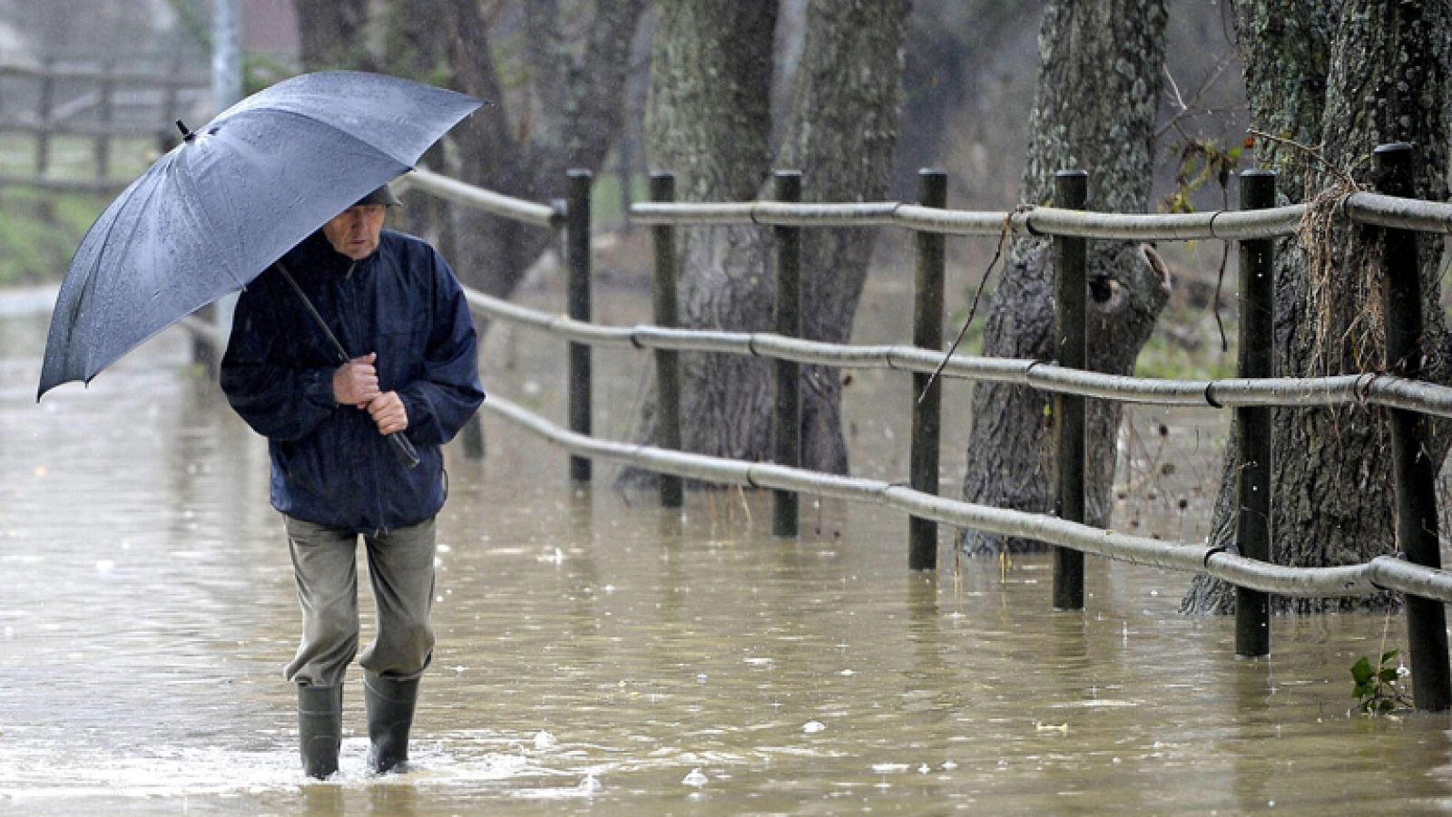 Precipitaciones y viento fuerte en gran parte de la Península