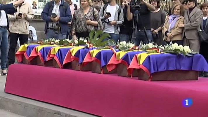 Telecanarias - Enterramiento de 14 cuerpos de Pozo de Tenoya (Arucas, Las Palmas)