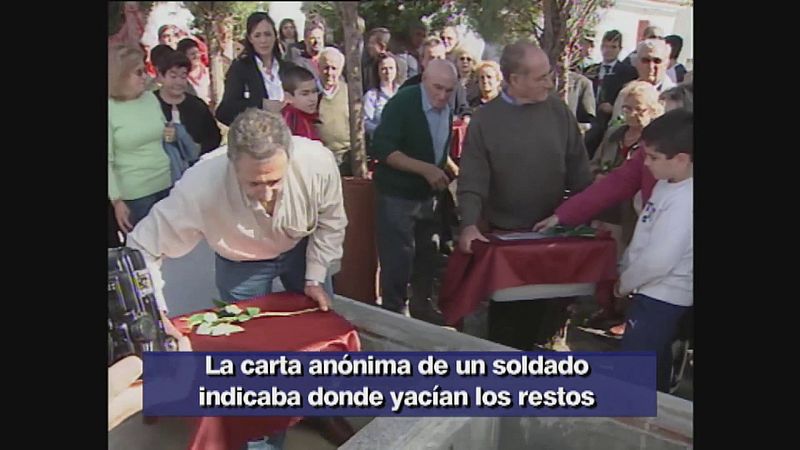 Entrega de restos en Fontanosas (Almodóvar del Campo, Ciudad Real) | Ver ahora